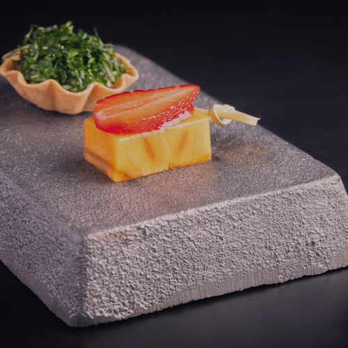 A beautifully plated dish