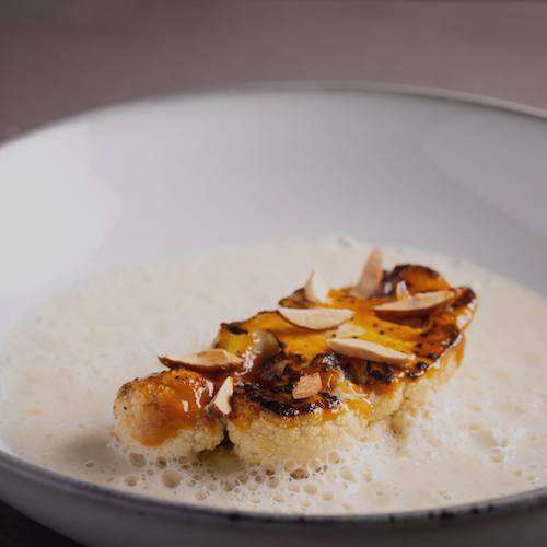 A beautifully plated dish